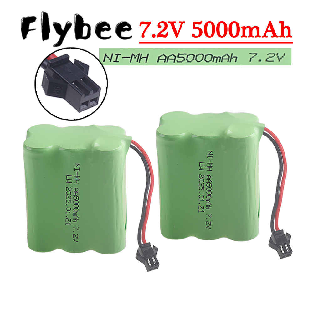 Rc Hobby Vehicles - (Plugue SM-2P) 7.2v 5000mah bateria nimh