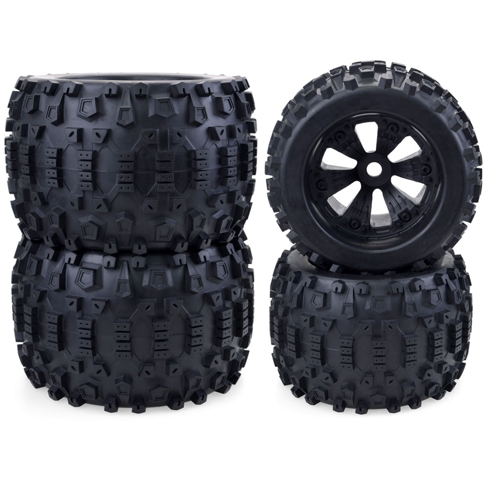 Rc Truck Monster - 4 pçs 1/8 rodas pneus 170mm