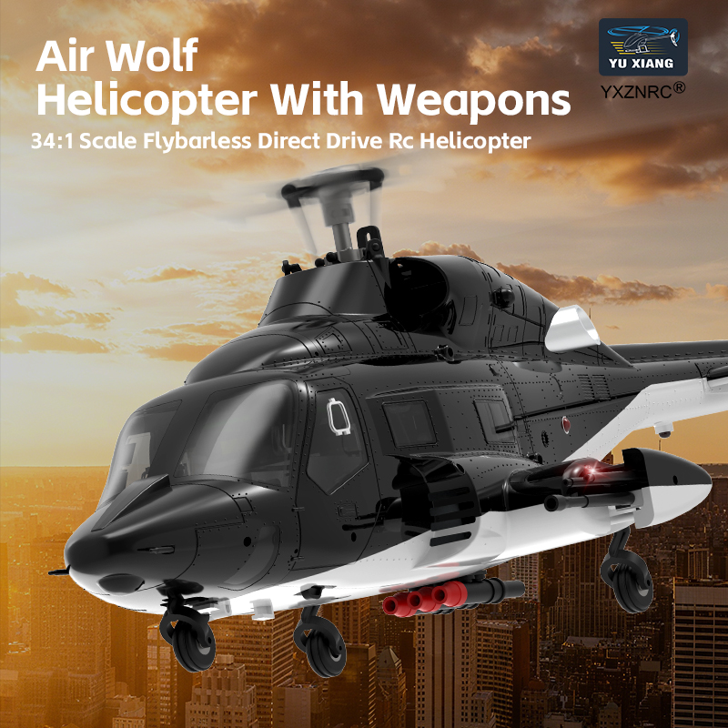 Helicóptero RC Yuxiang F02 Ver - Rc Hobby Airwolf avaliação e preço