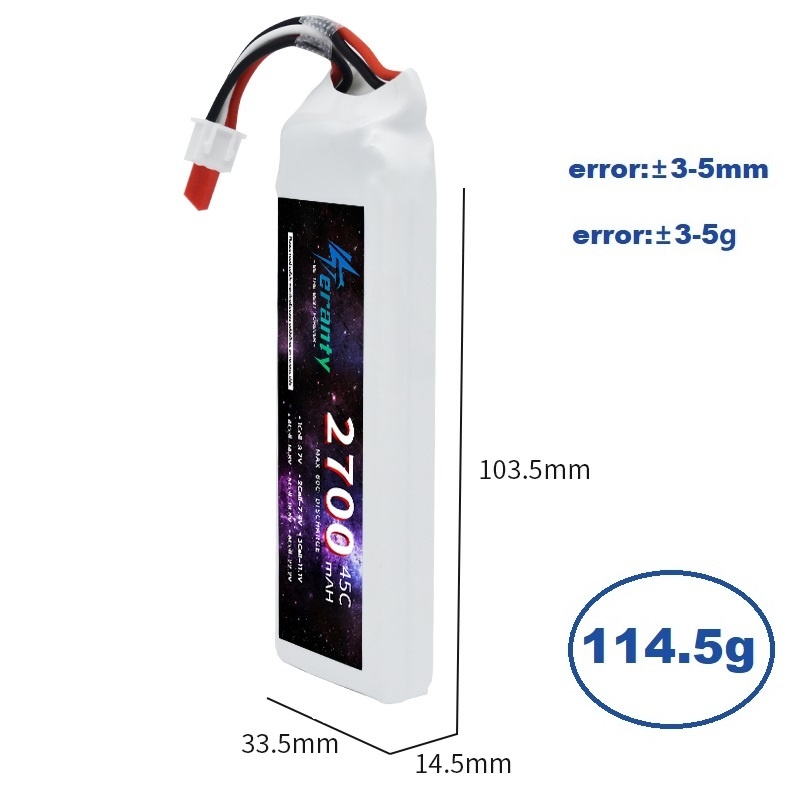 1/3 pçs 2s 7.4v bateria lipo 2 - Rc Hobby Vehicles avaliação e preço