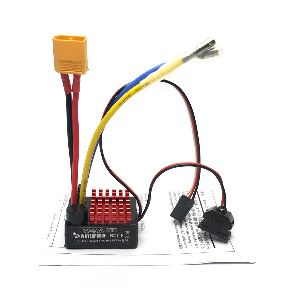Controlador Eletrônico de Velo - Esc Waterproof 60A avaliação e preço