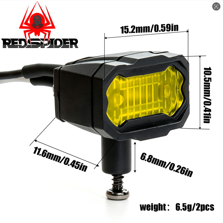 Luz de Teto RED SPIDER 2 Peças - Rc Hobby Jeep Wrangler avaliação e preço