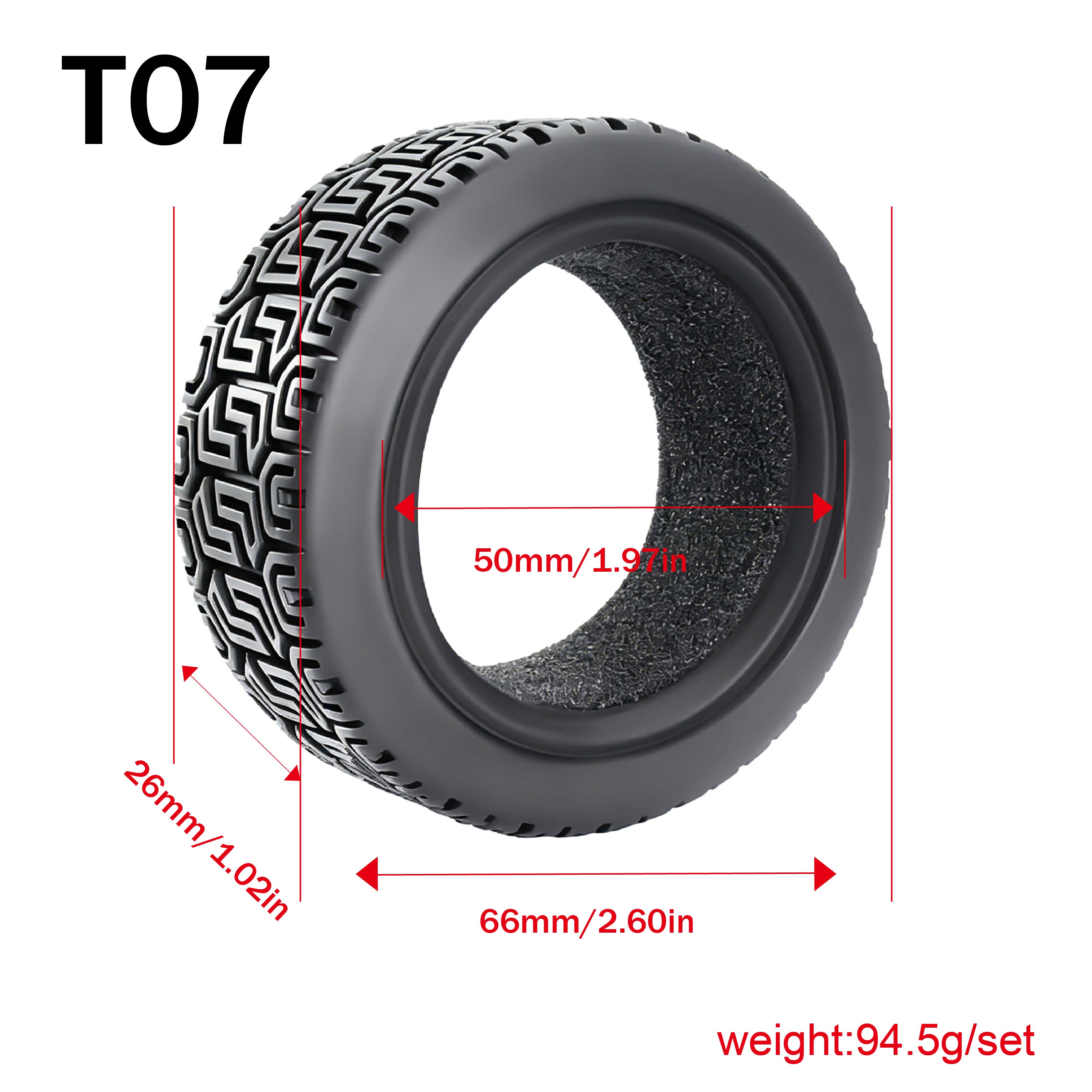 Pneus de Corrida On-Road 1:10  - Rc Tire Foam Insert avaliação e preço