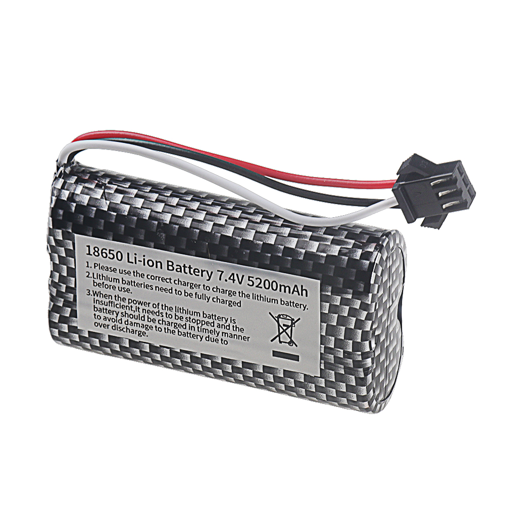 18650 li-ion 7.4v 5200mah bate - Rc Hobby Vehicles avaliação e preço