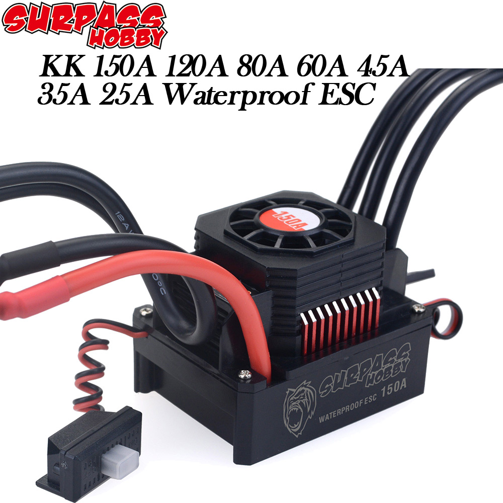 SURPASS HOBBY Controlador de v - Esc Waterproof 60A avaliação e preço