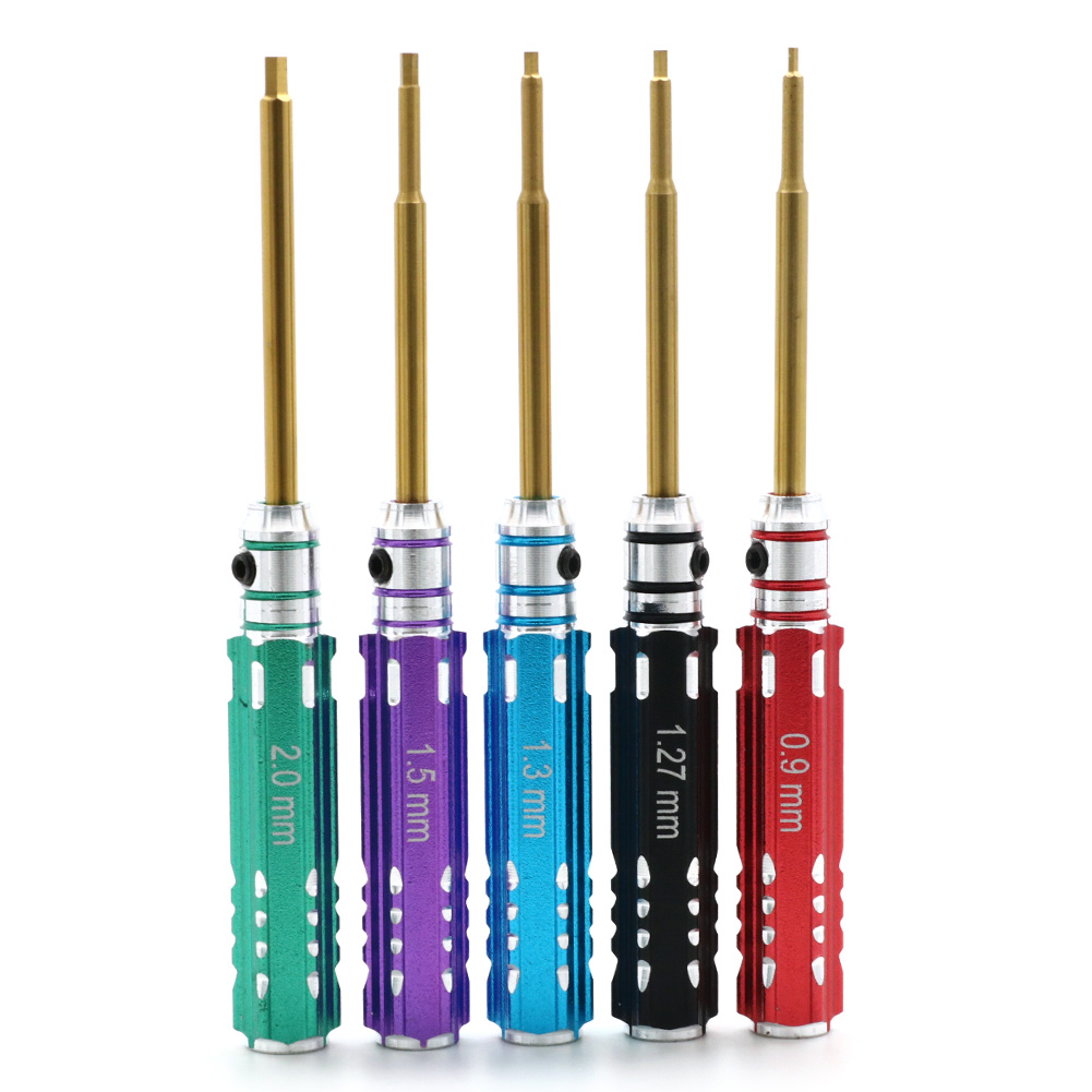 5 pçs/set RC Mini 0.9mm 1.27mm - Rc Hobby Electric Screwdriver avaliação e preço