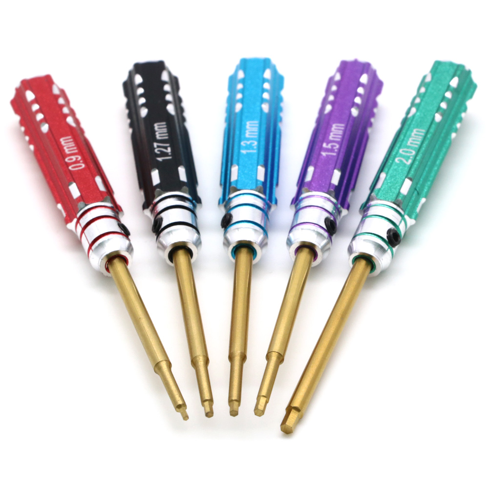 5 pçs/set RC Mini 0.9mm 1.27mm - Rc Hobby Electric Screwdriver avaliação e preço